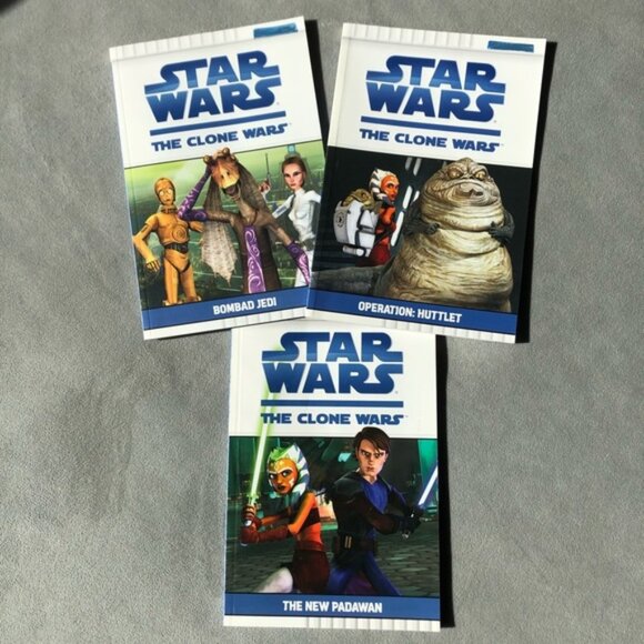 Set of 3 ~ Star Wars The Clone Wars Readers - Picture 1 of 11